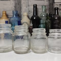405 - Set of 4 Vintage Chesebrough New York Collectible Decorative Jars
