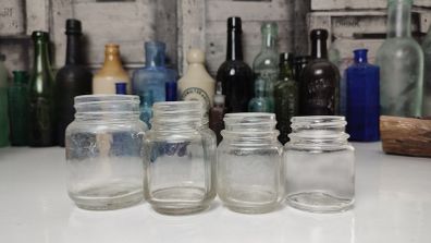 405 - Set of 4 Vintage Chesebrough New York Collectible Decorative Jars