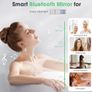 700x500mm, LED-Bathroom-Mirror with Defogging Mat, 3000K-6500K, Dimmable, Memory, HD Tempered Glass, IP44 Waterproof, HorizontalVertical Image 2