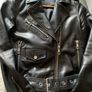 Whistles leather biker jacket Image 9