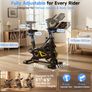 Exercise Bike, Adjustable Magnetic Resistance Stationary Bikes for Home Cardio with Exclusive App, Indoor Bike Capacity Comfortable Seat, Tablet Mount and Fitness Courses Image 3