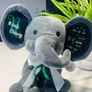 Baby gift - Personalised Baby Stats Elephant Image 2