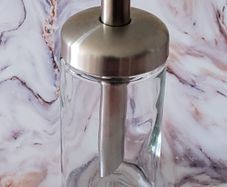 IKEA Portion Sugar Shaker, Clear Glass/Stainless Steel