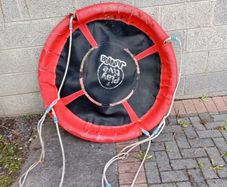 Swing basket. Need to tide up.