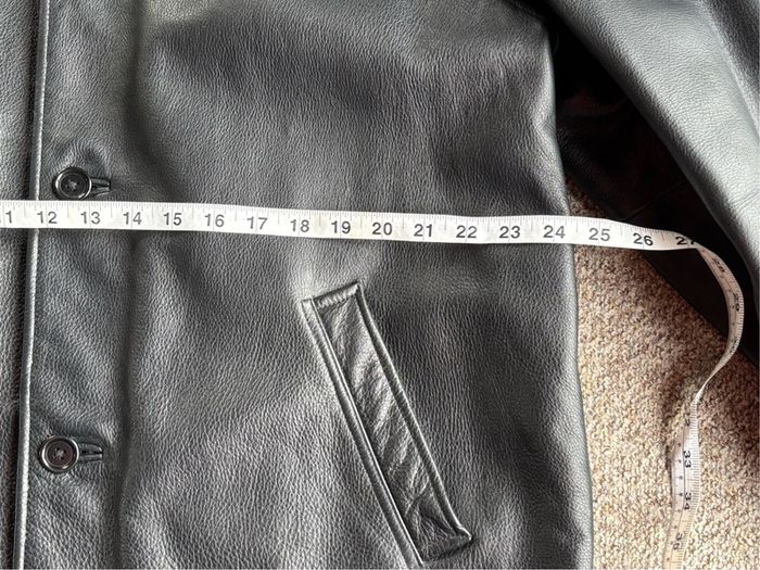 Vintage GAP Men's 3/4 length Leather Jacket