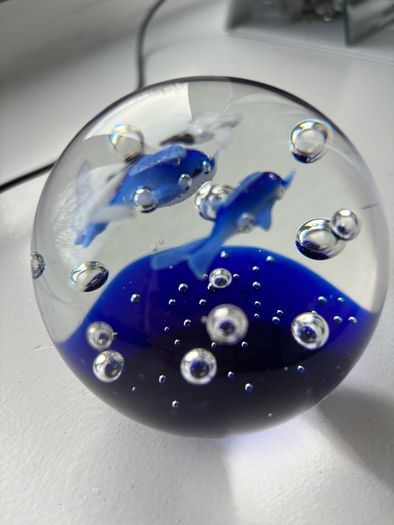 X2 vintage beautiful glass paper weights these sell for up to and over 125 each I'm selling 2 for 100 over 30 years old