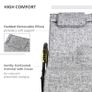 Steel Frame Zero Gravity Rocking Lounge Chair w/ Pillow Grey (FREE SHIPPING) Image 4