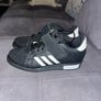 Black and white adidas Power Perfect Weightlifting Shoe Image 4