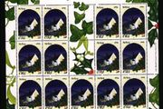 1992 Ireland Christmas Commemorative Stamp Sheetlet Mint Never Hinged (MNH)