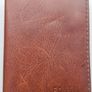 Brand New Fossil Mens Slim Wallet Cognac Brown credit card Image 2