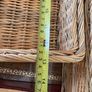 Set of rectangular wicker and rattan storage baskets Image 9