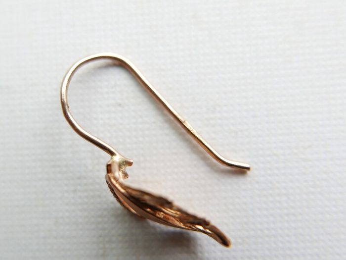 Victorian 9ct Sold Gold 375 Drop Earrings 0,84g