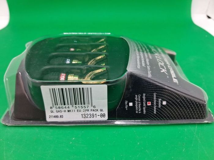 Poatage - 5 x Monster Cable Quick Lock Angled 24k Gold Spades