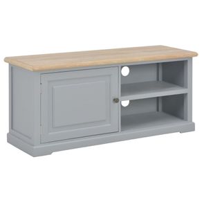 TV Cabinet Grey 90x30x40 cm Wood
