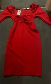 Red dress
