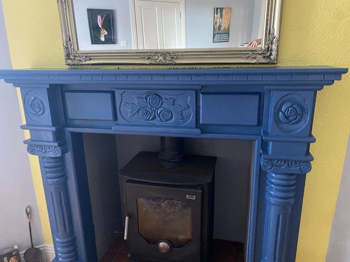 Wooden fire surround