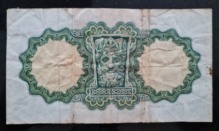 1970 Lady Lavery 1 pound banknote