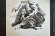 Orient ink painting