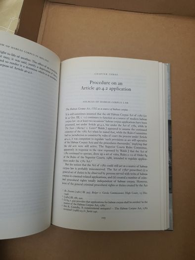 The law of Habeas Corpus in Ireland by Kevin Costello