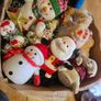 Box of Lovely Christmas Decorations and Santa Globe Lantern Image 7