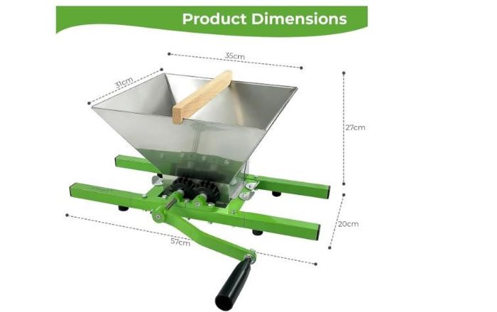 12L Manual Fruit Press Wine Cider Juice Maker