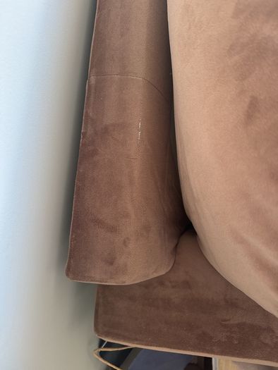 Meadows & Byrne 3 Seater Velvet Sofa