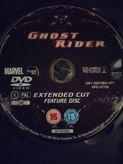 Ghost Rider Extended Cut DVD