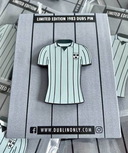 Limited Edition 1983 Dublin GAA Jersey Pin Badge