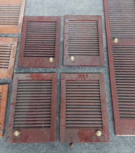 louvered cabinet doors