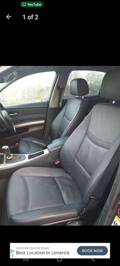 BMW e90 leather seats