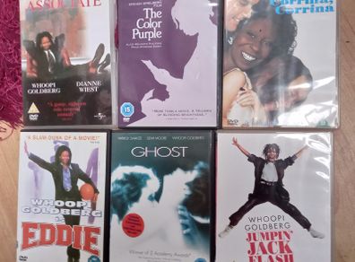 Whoopi Goldberg Dvd Collection Sister Act Ghost Color Purple etc.