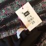 BNWTS Savida Black ditzy floral pleated midi Skirt size S 8/10 includes postage Image 7