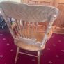 Oak dining chair set with carving embellishment Image 9