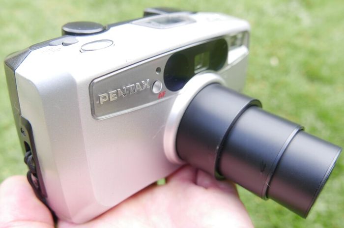 PENTAX Espio 115V Vintage Camera Compact Point & Shoot Film Camera. Tested