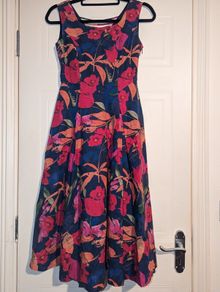 stunning floral, 50's style midi dress from Red Yazel