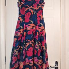 stunning floral, 50's style midi dress from Red Yazel