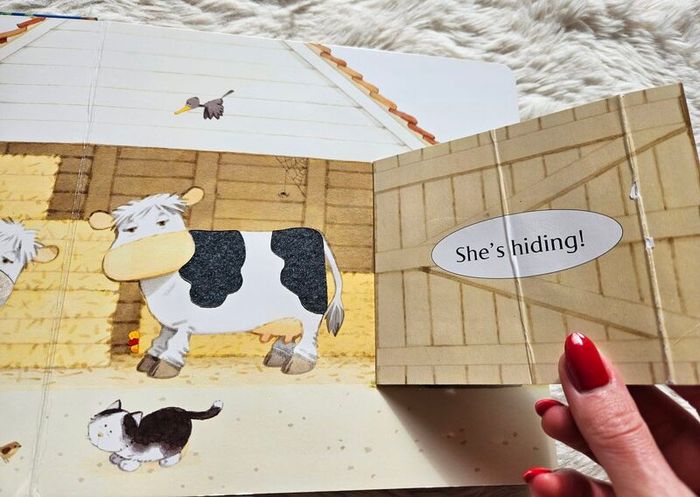 Usborne Touchy-Feely Farmyard Tales - Animal Hide-and-Seek