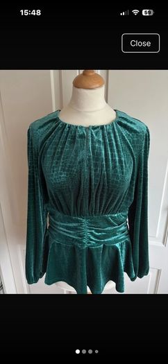 Gallery size 14 long sleeve dressy top