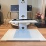 TV stand with tempered glass Image 3