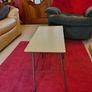 Vintage 1960s Cream Formica Side Table Image 3
