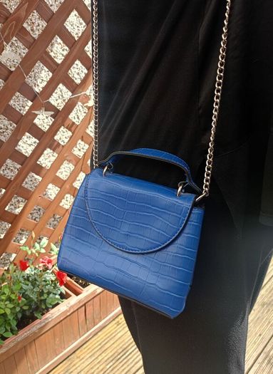 Dark blue handbag