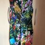 Roberto Cavalli Multicolor Paradise Found Print Shift Dress UK 12 Image 4