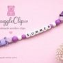 Personalised Silicone Soother Clips Image 2