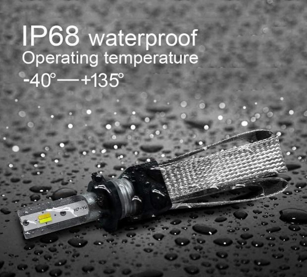 2pcs H4 3 Color 60W 9600Lm Headlight 6000K/4300K/3000K 12V Yellow Fog Lights for car Brightest Led Lamp Copper Cooling Led lights