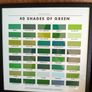 40 Shades Of Green frames Print Image 3