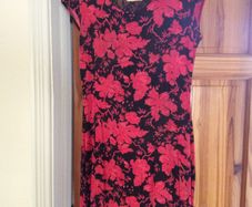 Maxi dress with lace back