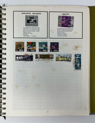 Collection: Used world collection In New World Stamp Album