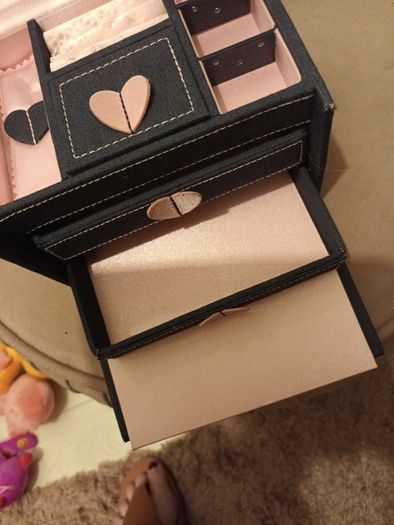 Childs denim jewellery box