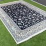 Fine Persian Nain Rug | Hand-Knotted Wool & Silk | 248 x 350 cm / 8.1 x 11.5 ft Image 4