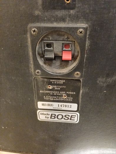 Bose speaker